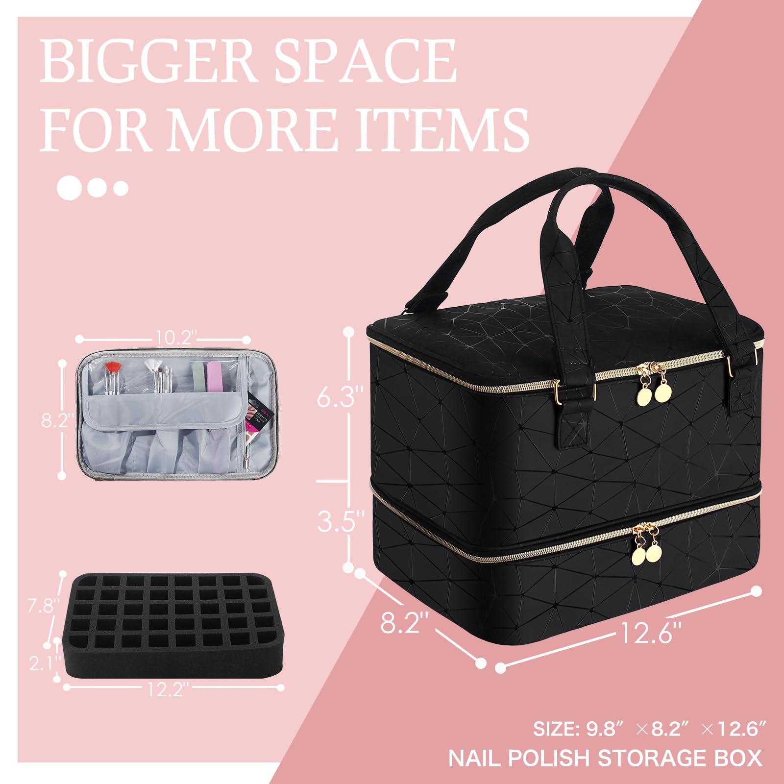 FCQQYWZ Durable PU leather cover provides waterproof, scratch-resistant protection.