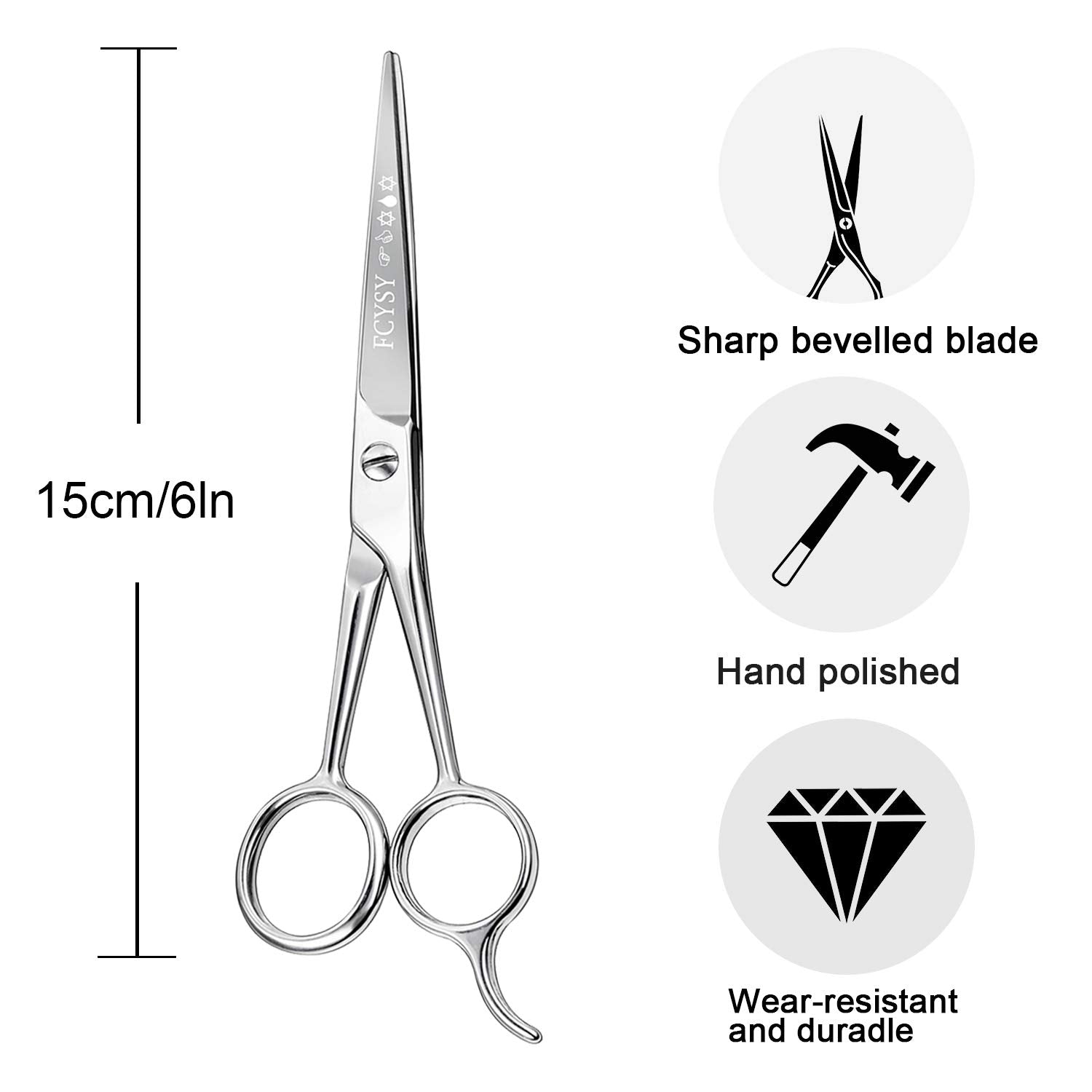 Fcysy ergonomic offset-handle design for comfortable long-session use