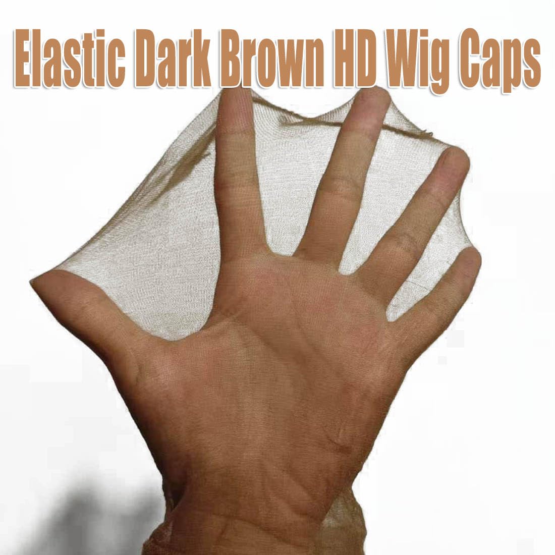 FDBJulyy dark brown hd wig cap cosplay-use supports quick wig changes.
