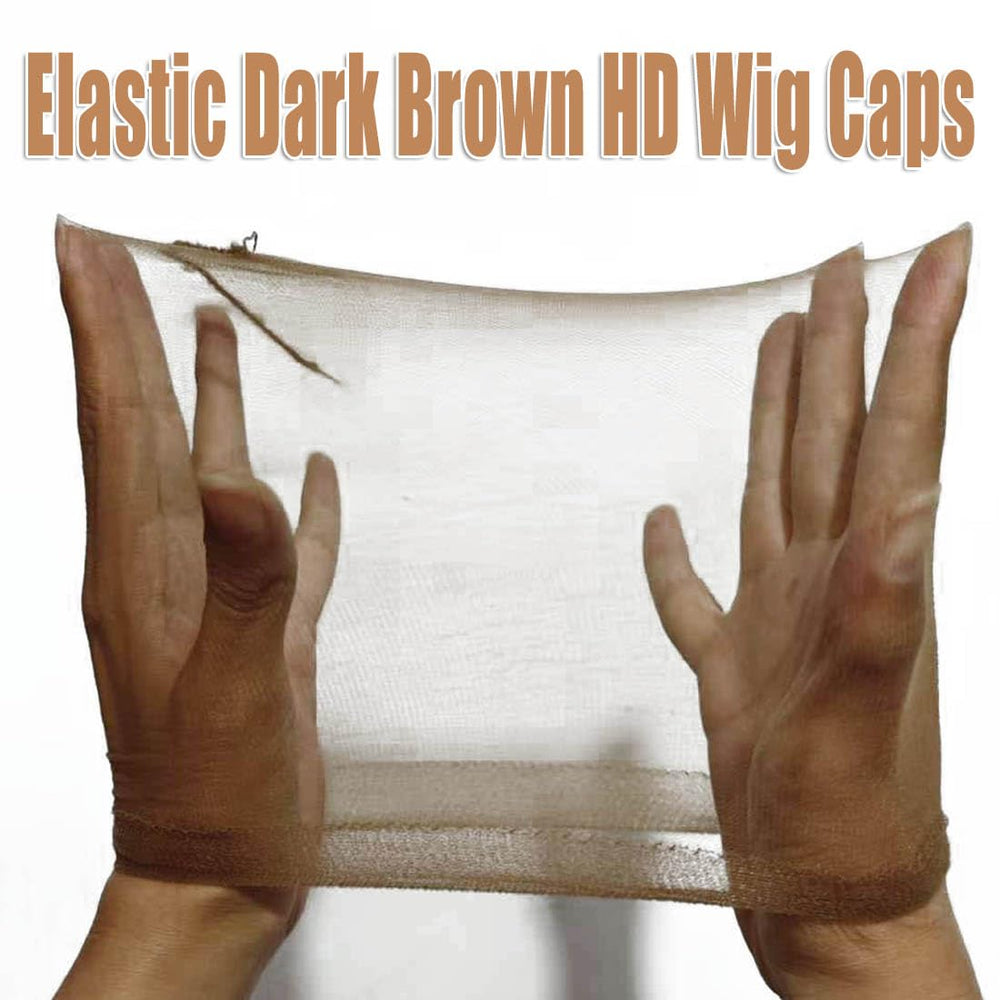 FDBJulyy dark brown hd wig cap for-wigs offers versatile use with lace fronts.