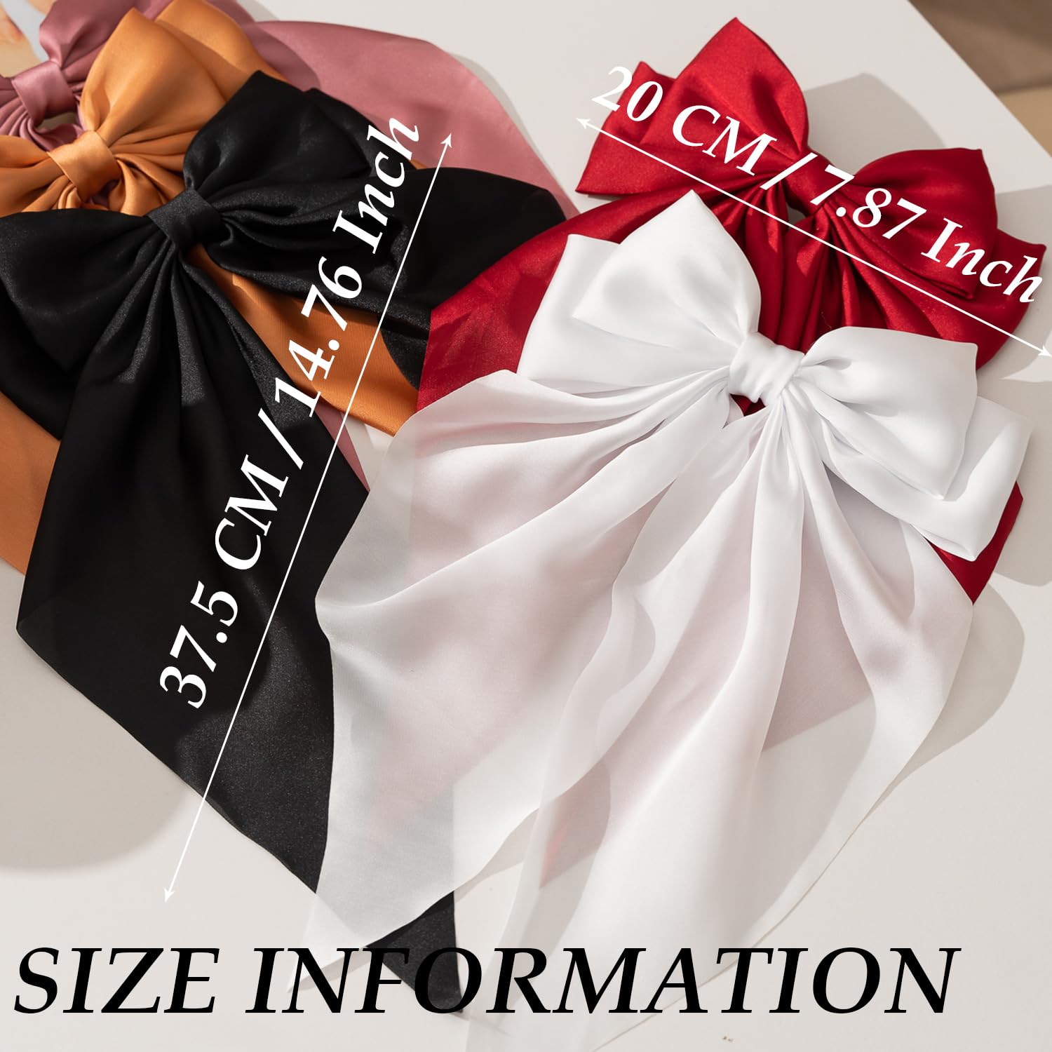 FDBJulyy bow clip closeup with satin finish ideal for everyday wear.