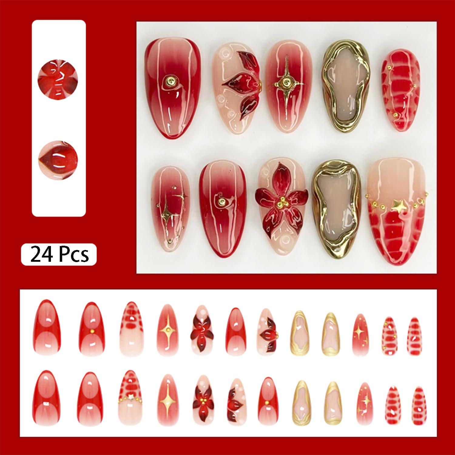 FDSQHSA Packaging gift-ready box for a nail-art gift