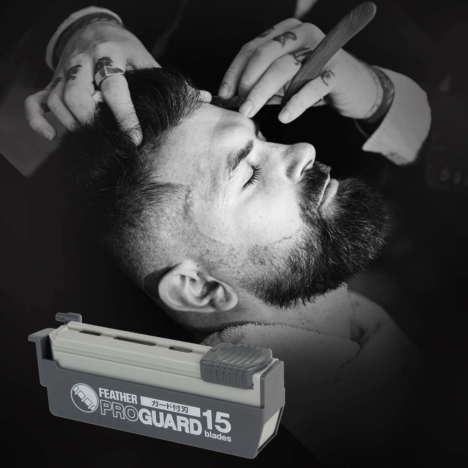 Acero inoxidable de Feather ProGuard para durabilidad y rendimiento constante.