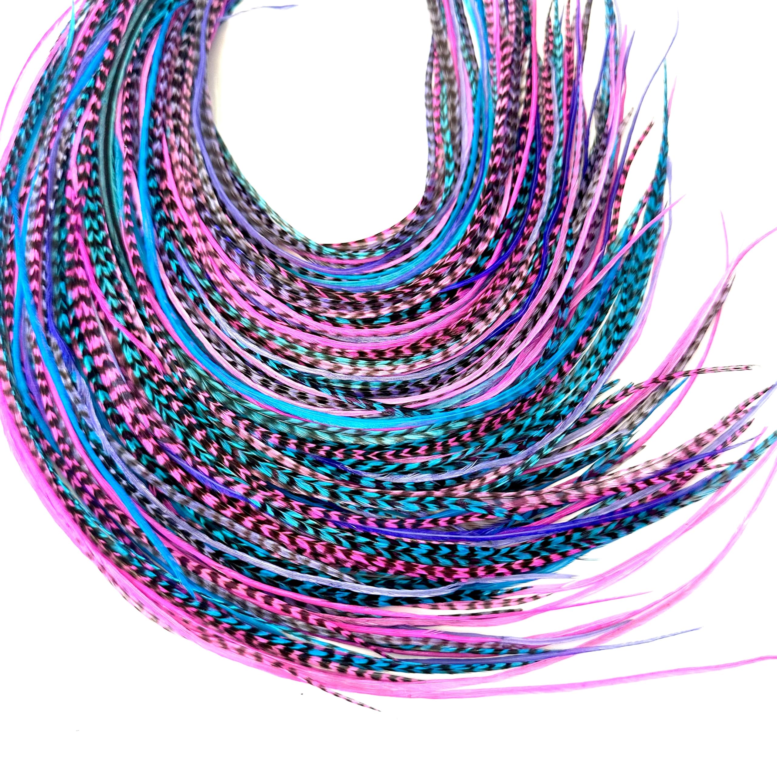 Feather Headz easy-install tangle-free shedding-free extensions for everyday wear