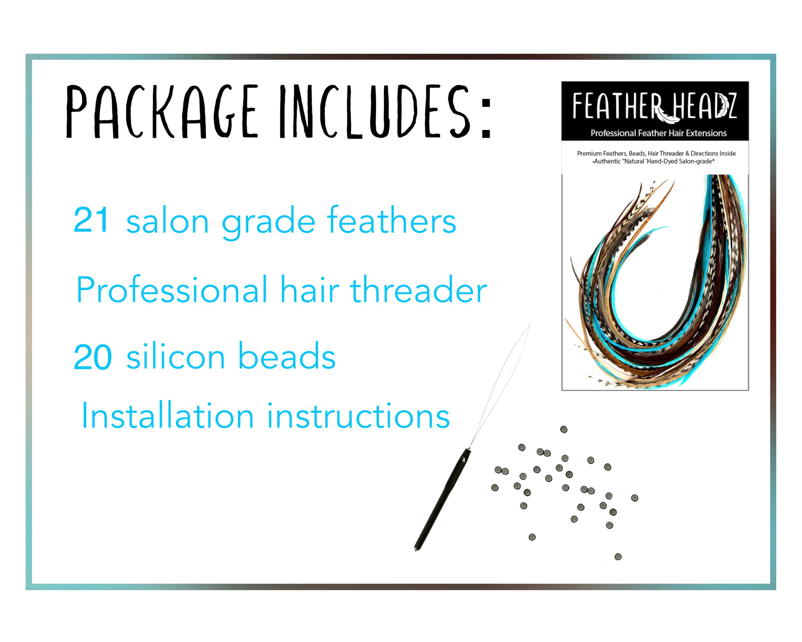 Feather Headz extensions 9-14 inch offer quick glam and removable color accents.