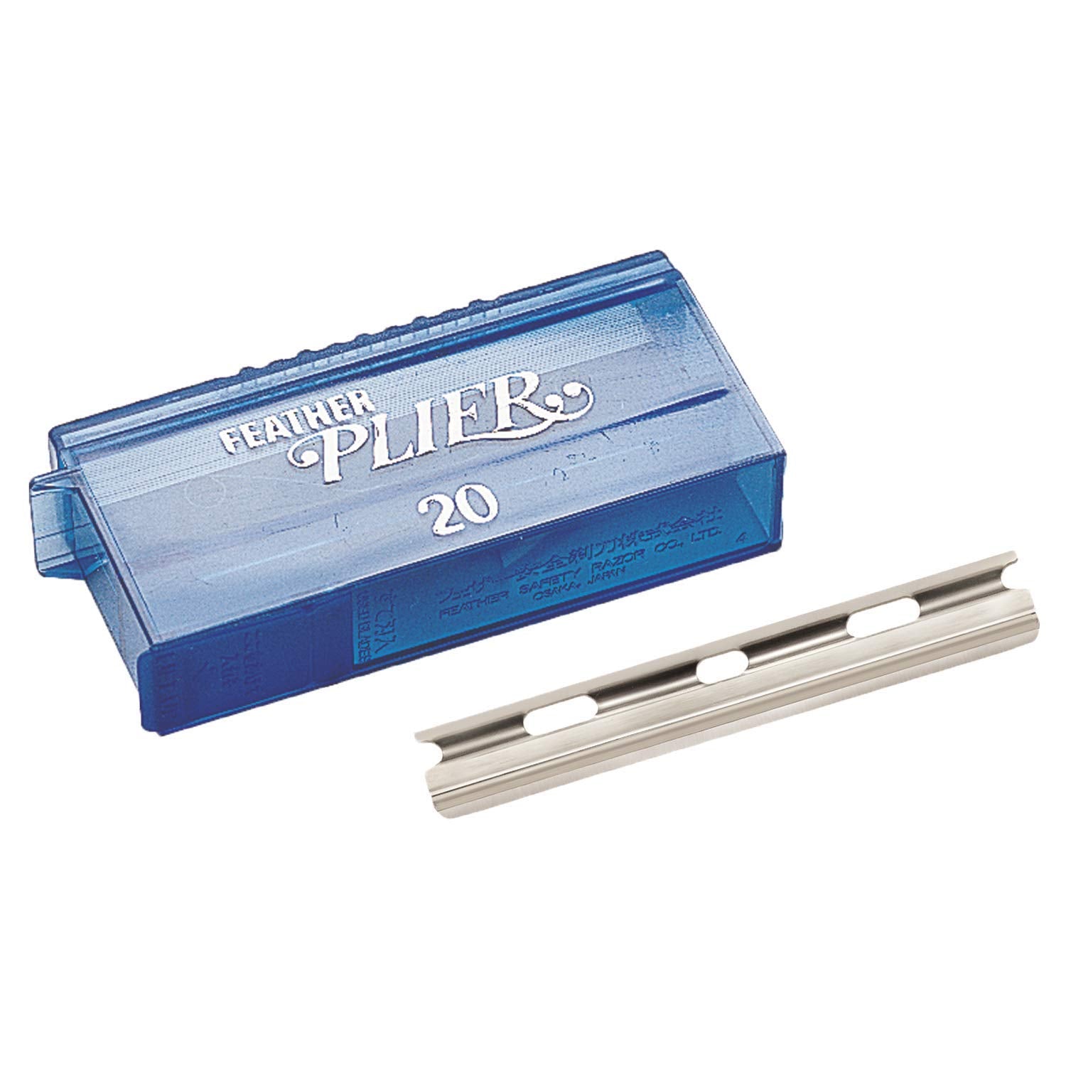 Feather Safety Razor plier blades pack offers precision for professional haircutting sessions