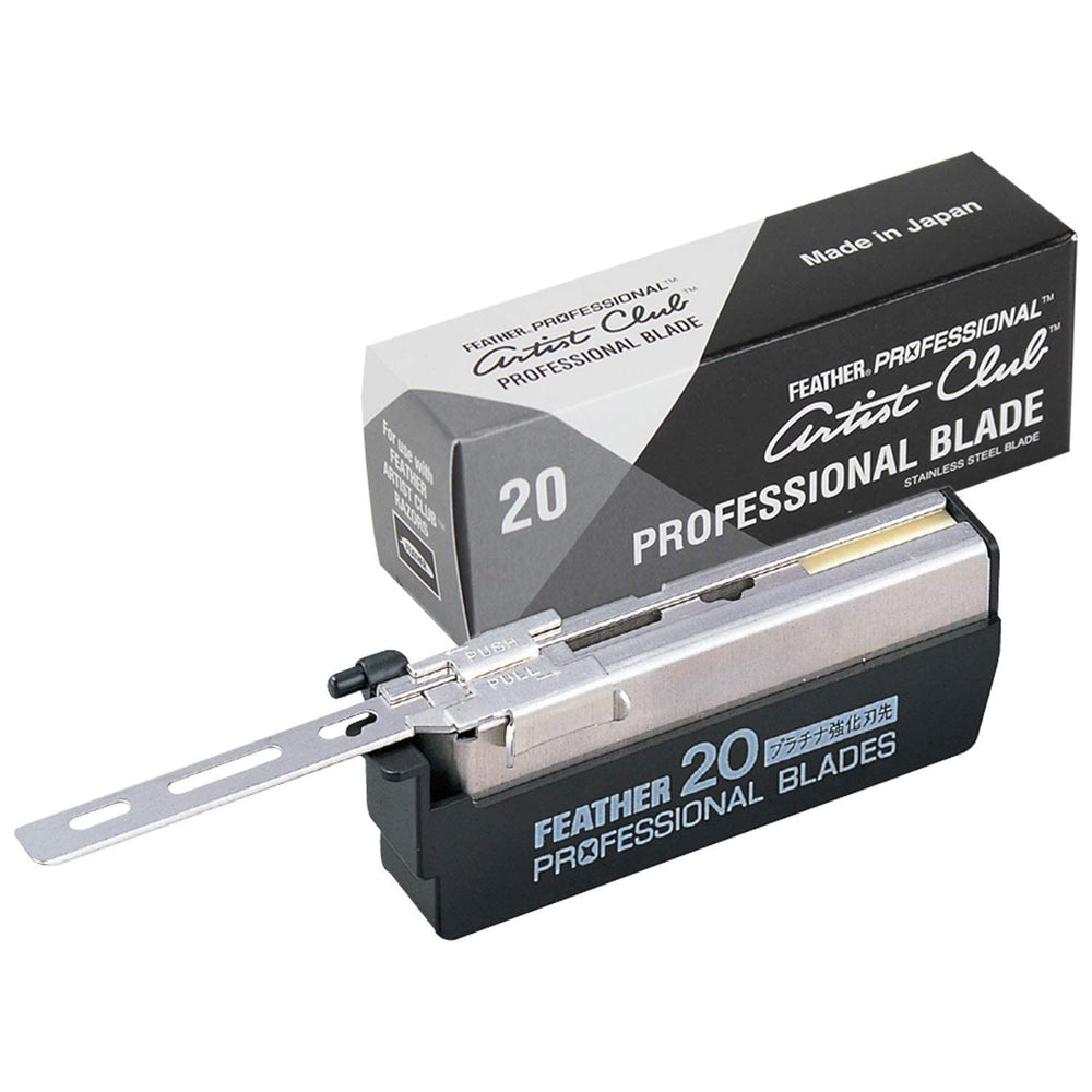 Feather professional barber use highlights reliable performance for shaping and outlining