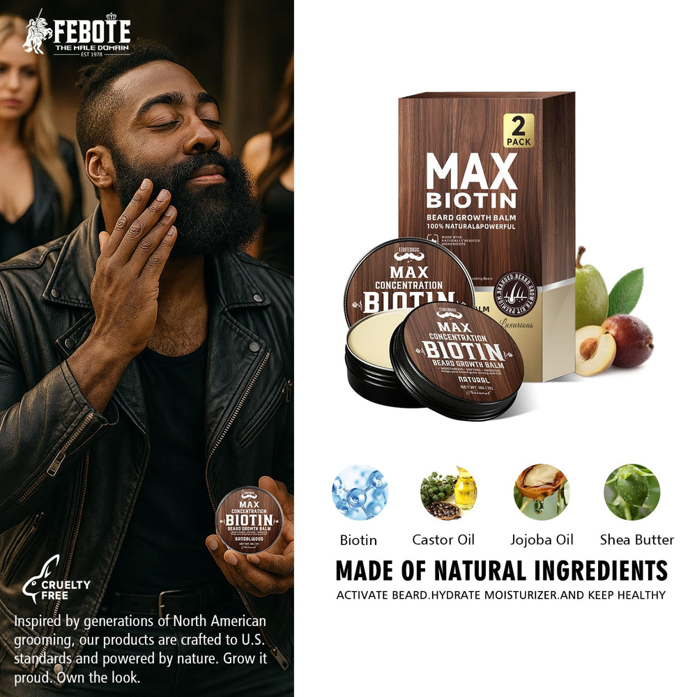 FEBOTE natural sandalwood shine without excessive residue