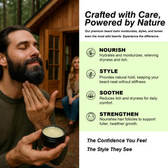 FEBOTE packaging highlights travel-friendly tin ideal for daily beard care.