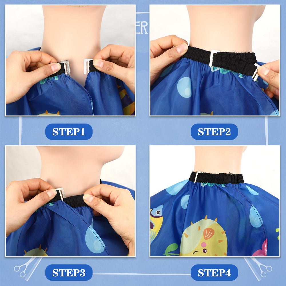 FEBSNOW adjustable-neckline cape provides a comfortable fit for kids.
