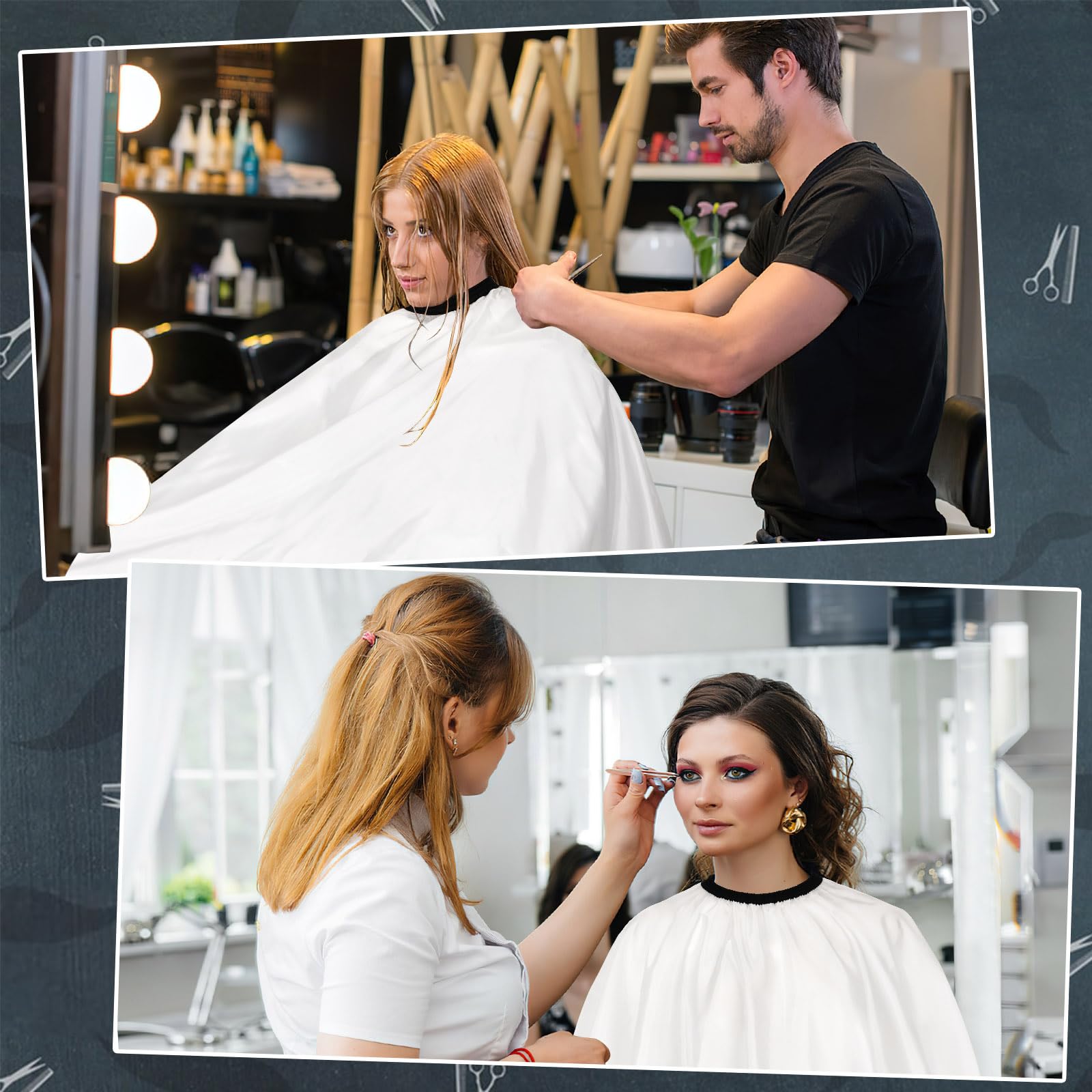 FEBSNOW barber cape in-home setup enables convenient, salon-quality cuts