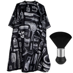 FEBSNOW hair cutting cape floral print ideal for salon and home styling.