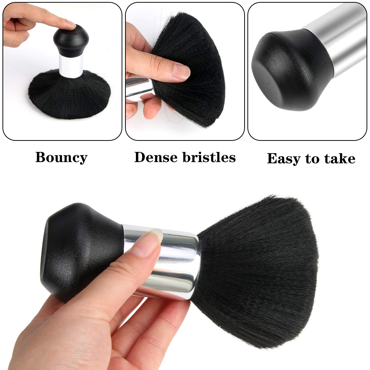 FEBSNOW snap-closure professional cape secures during precise cuts.
