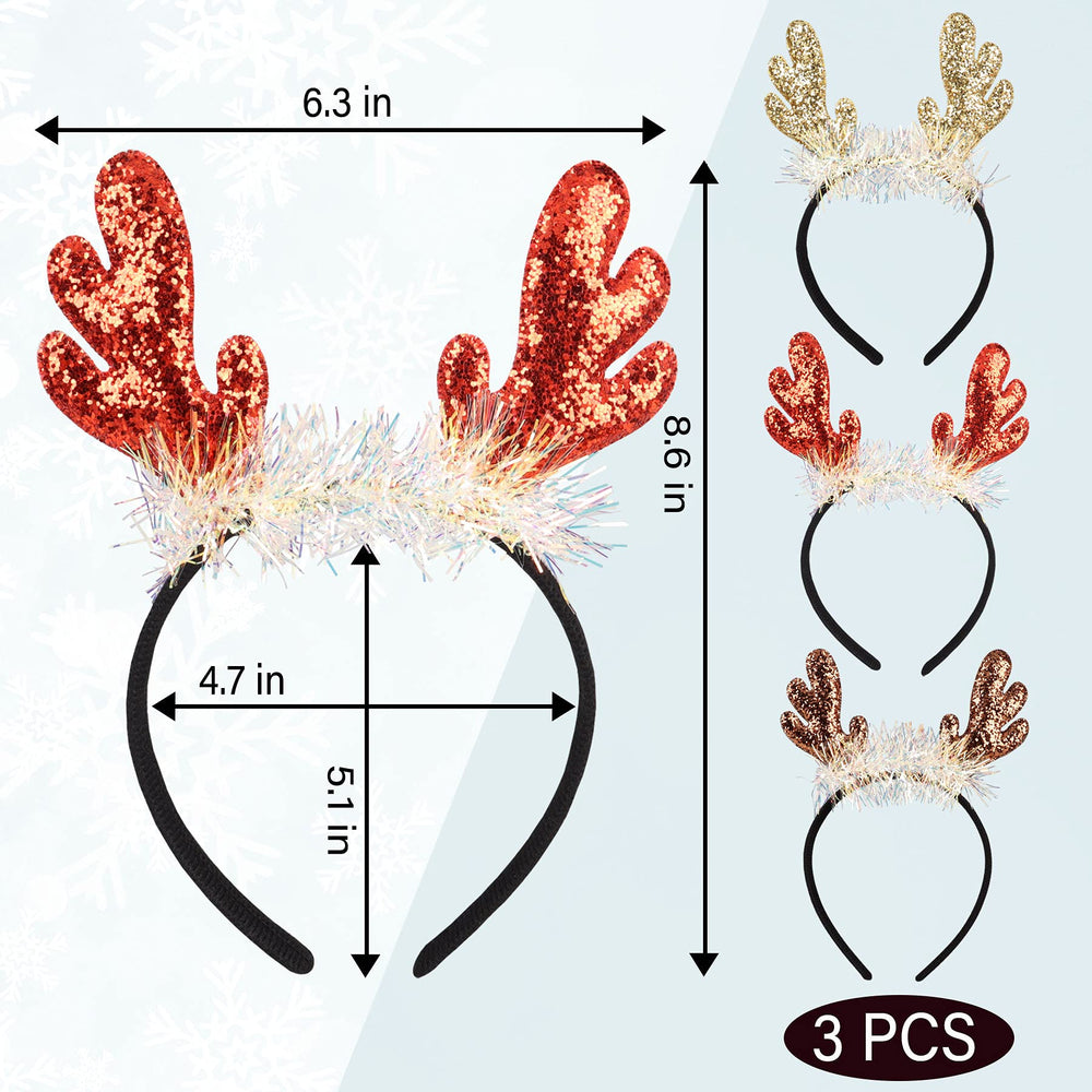 FECASIMY Reindeer Headband gift-packaging supports party gifting ideas.