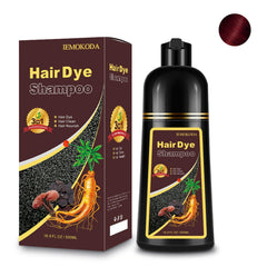 Fedulili hair dye shampoo bottle pour for quick at-home color application.