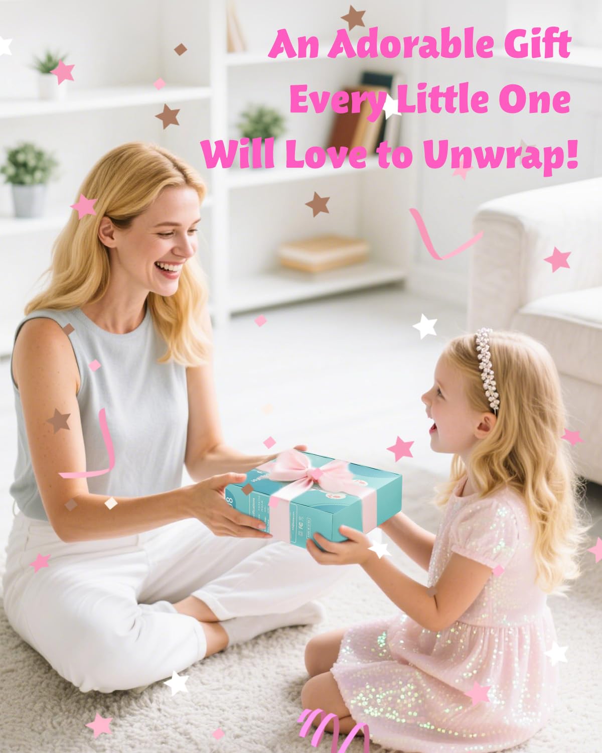 Feekaa pink gift-ready design appeals to kids and parents