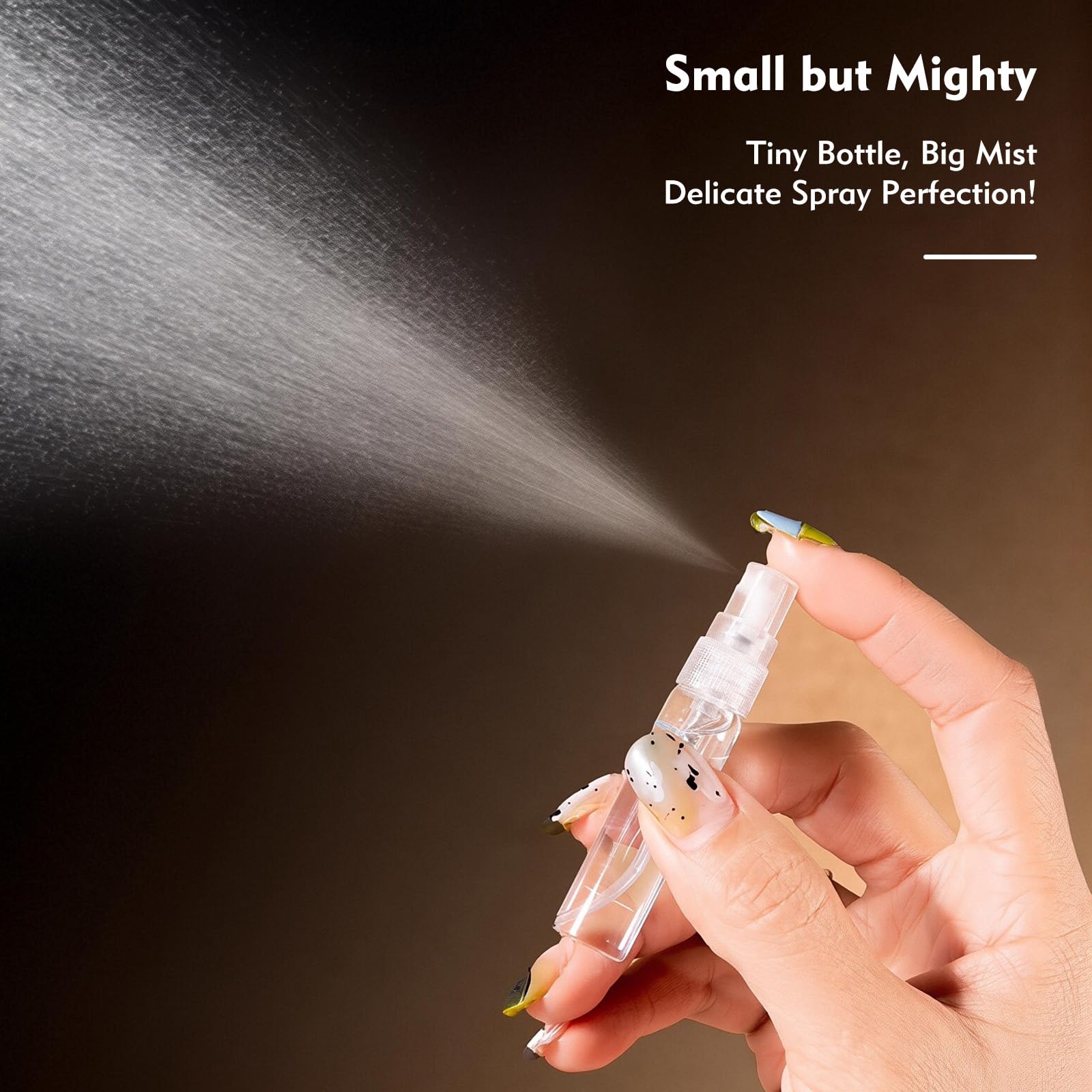 Feelake clear glass atomizer exudes elegant design for everyday use.