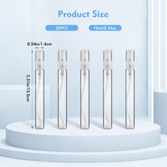 Feelake electroplated glass perfume atomizer with premium look and durable construction.