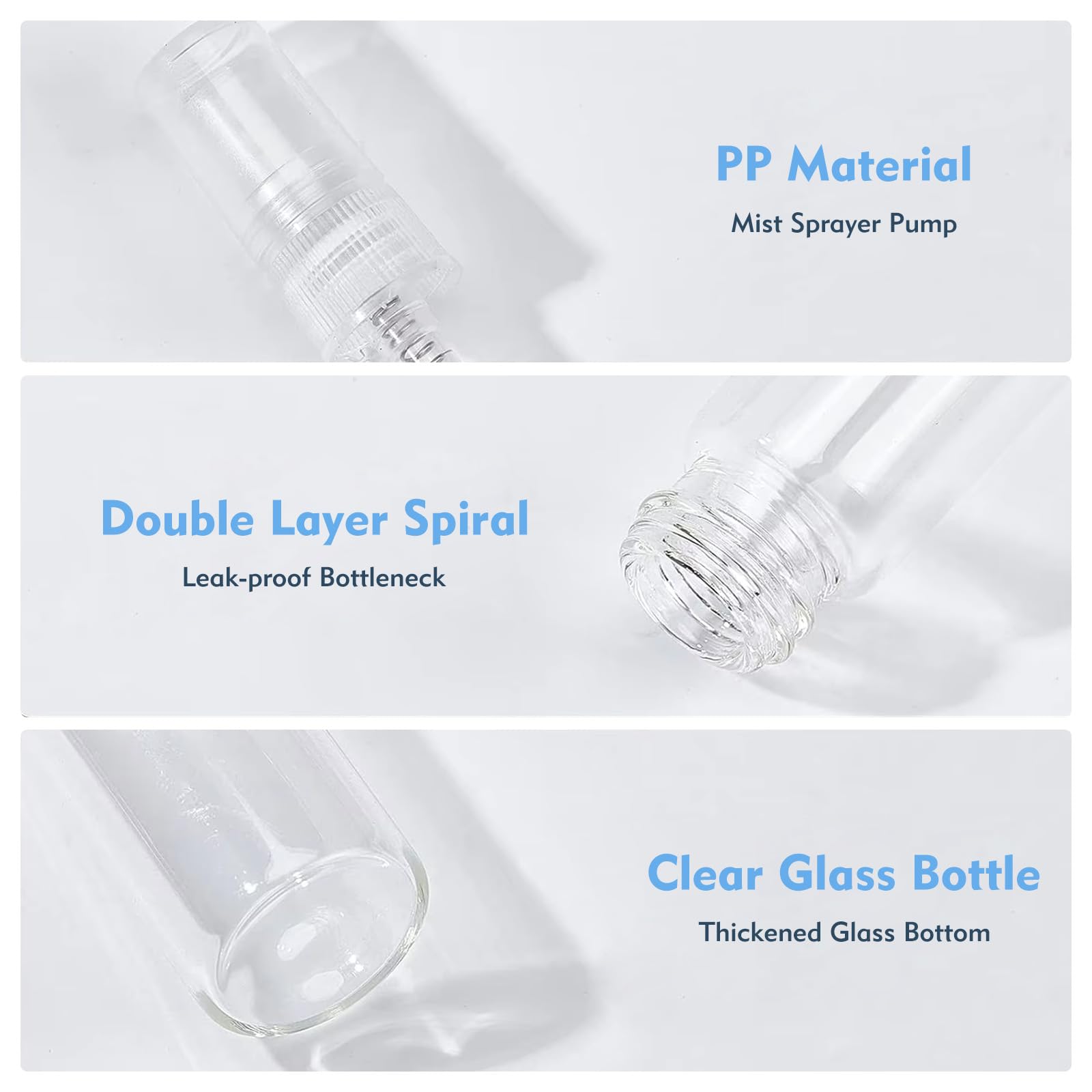 Feelake fine mist nozzle delivers smooth, consistent spray for fragrances.