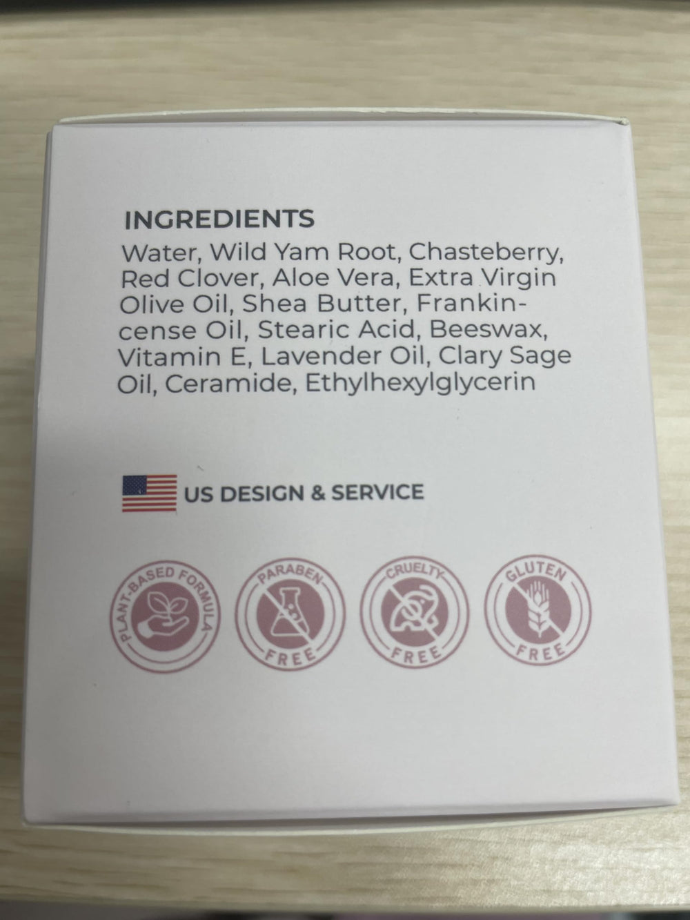 FeeMeFee Wild Yam Cream packaging emphasizes clean organic skincare