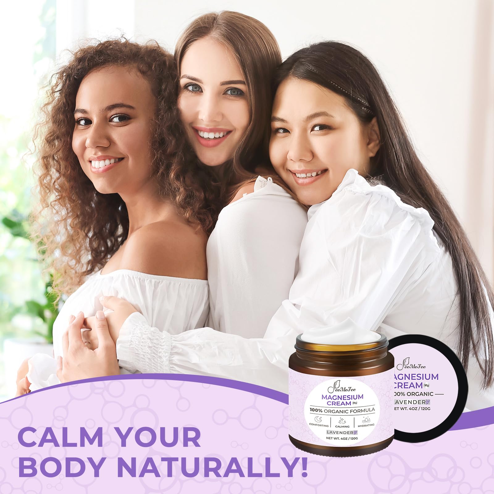 FeeMeFee magnesium lotion fragrance-free safety for all ages