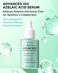 FeeMeFee Azelaic Acid Serum dropper delivering precise, gentle application on sensitive skin.
