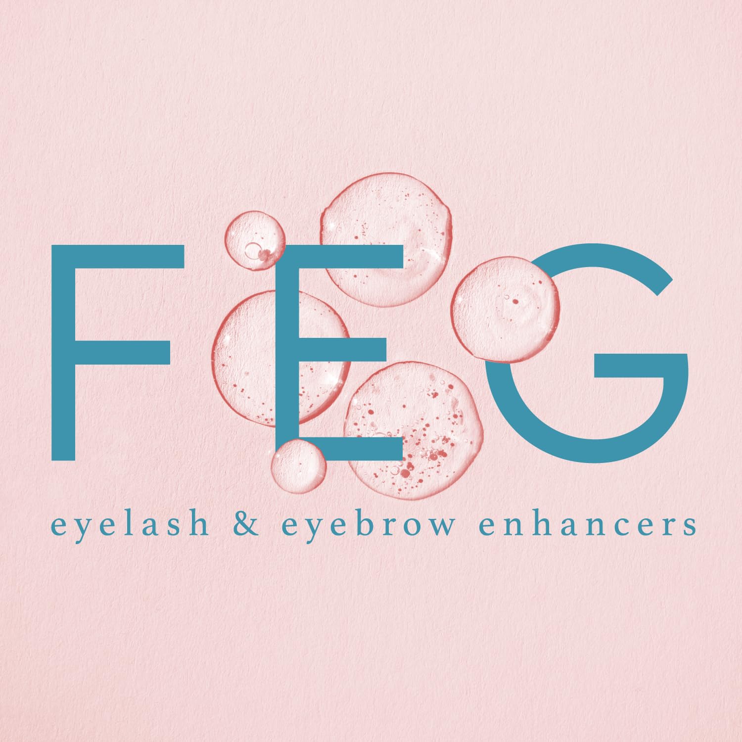 FEG eyelash serum close-up on dark lashes suggesting lengthening and thickness.