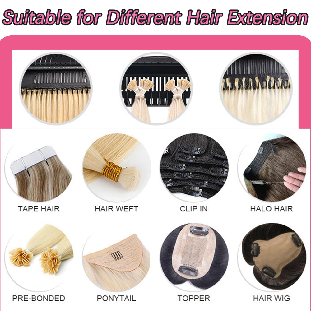 FEHOKA hair extension holder durable ABS construction supports long-lasting use.