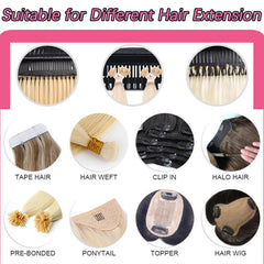 FEHOKA hair extension holder durable ABS construction supports long-lasting use.