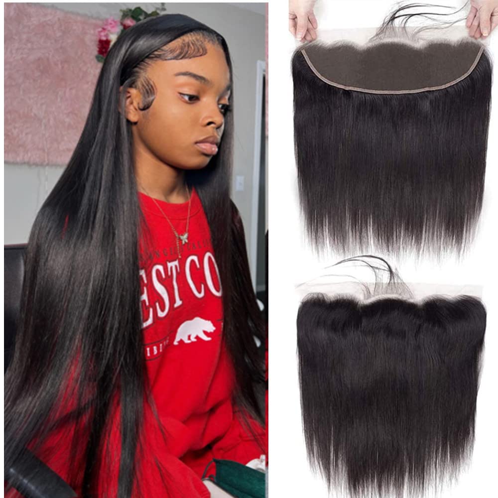Feibin 13x4 lace closure in 8inch ear-to-ear offers versatile parting and natural look