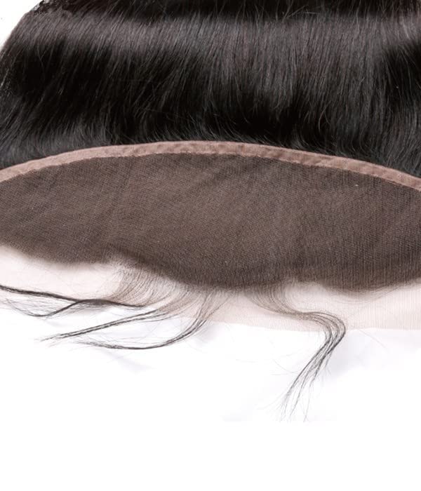 Feibin natural black color closure closeup demonstrates dye-friendly, restyle options