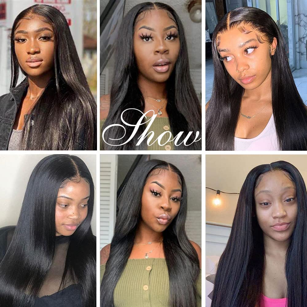 Feibin virgin human hair closure closeup highlights unprocessed quality and durable wear