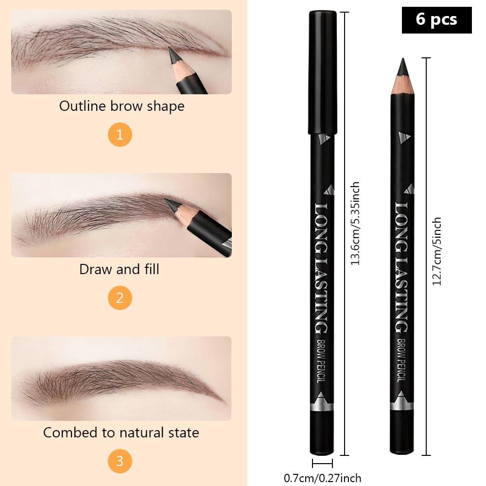 FeiCuiYun ergonomic wooden pencil provides comfortable grip for precise makeup