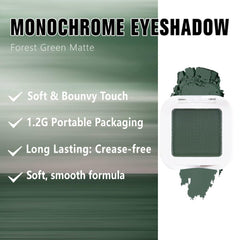 FeiCuiYun Matte Singe Eye Shadow Palette crease proof formula ensures long wear