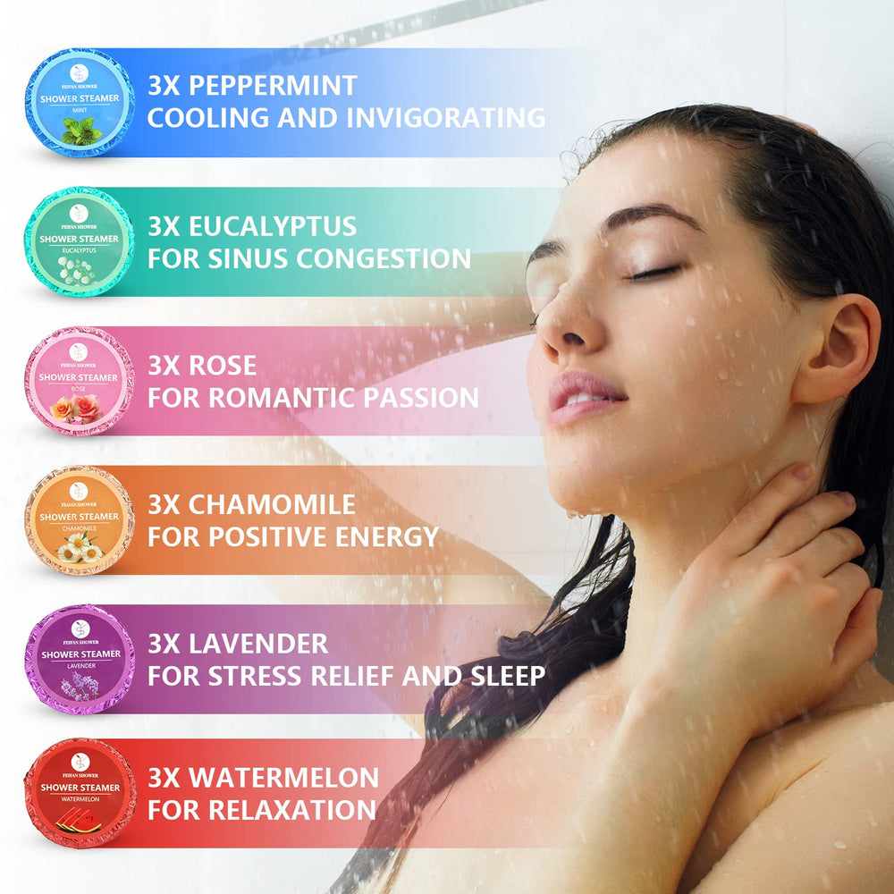 FEIFAN SHOWER watermelon steamers pack for bright, fruity scent and mood boost