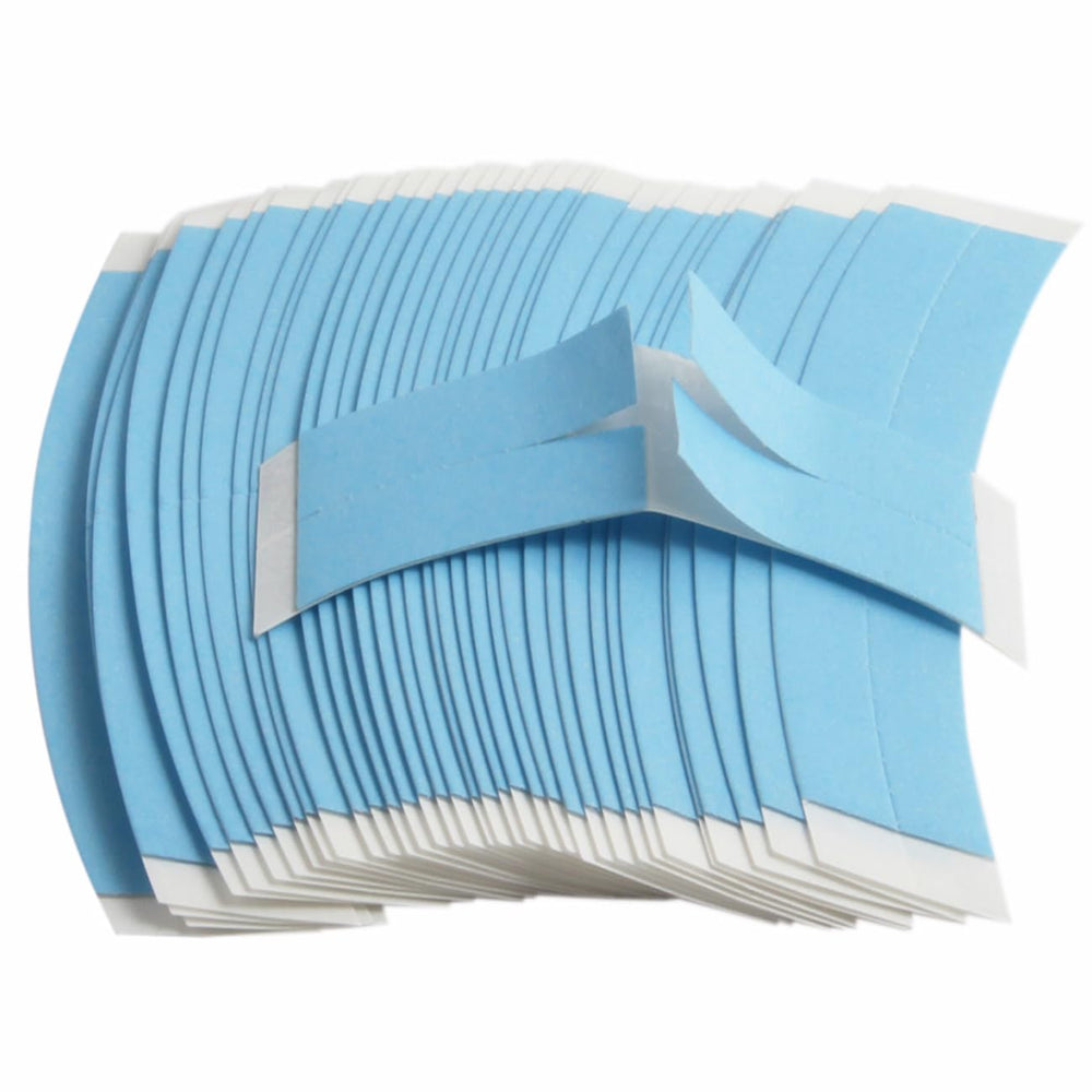FeiHong blue C-shaped tape closeup for secure wig attachment