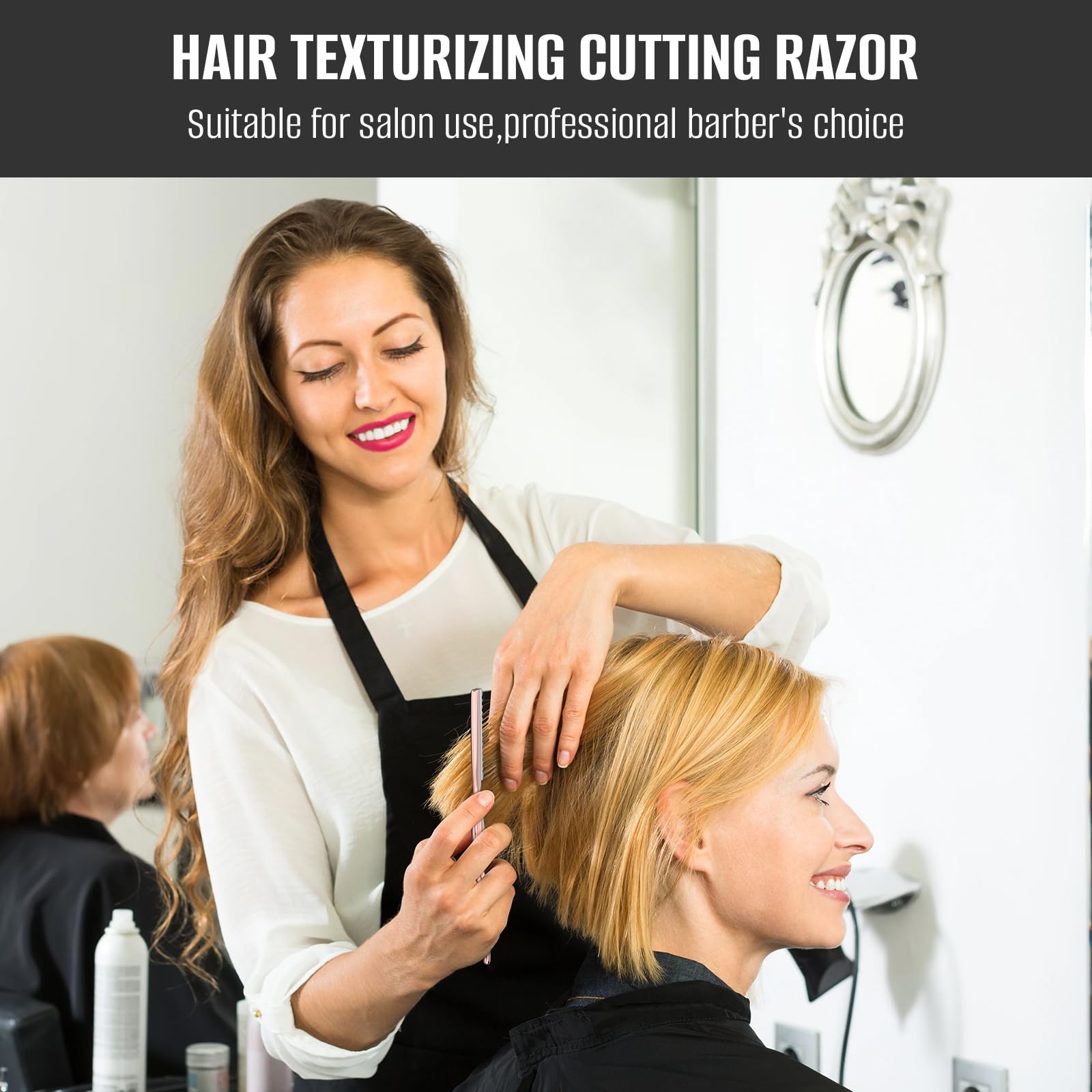 FEISIER hair razor-safety-guard helps prevent skin scratches during trimming