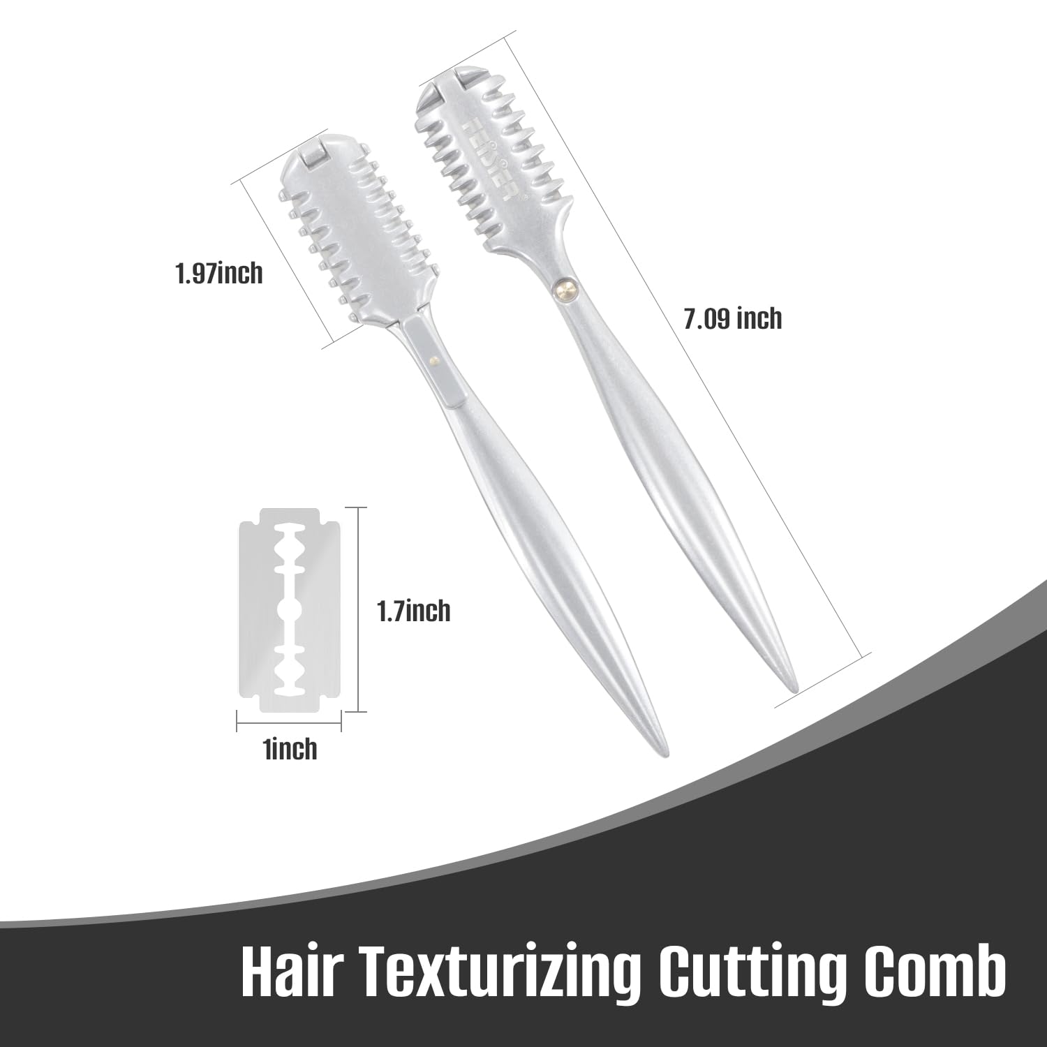 FEISIER multi-use thinning razor suits home and salon for flexible styling.