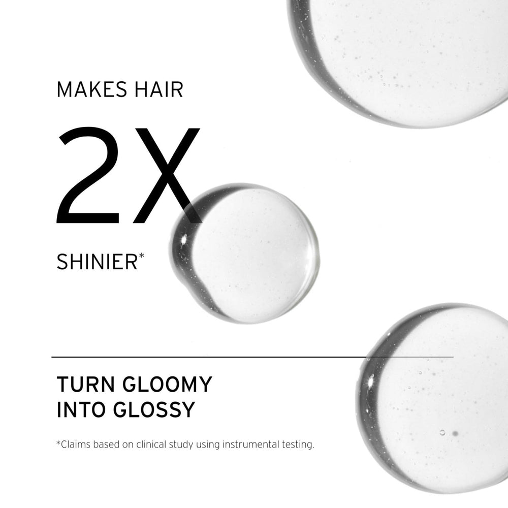 Fekkai Brilliant Gloss Glass packaging closeup emphasizes environmental protection and vegan formula.