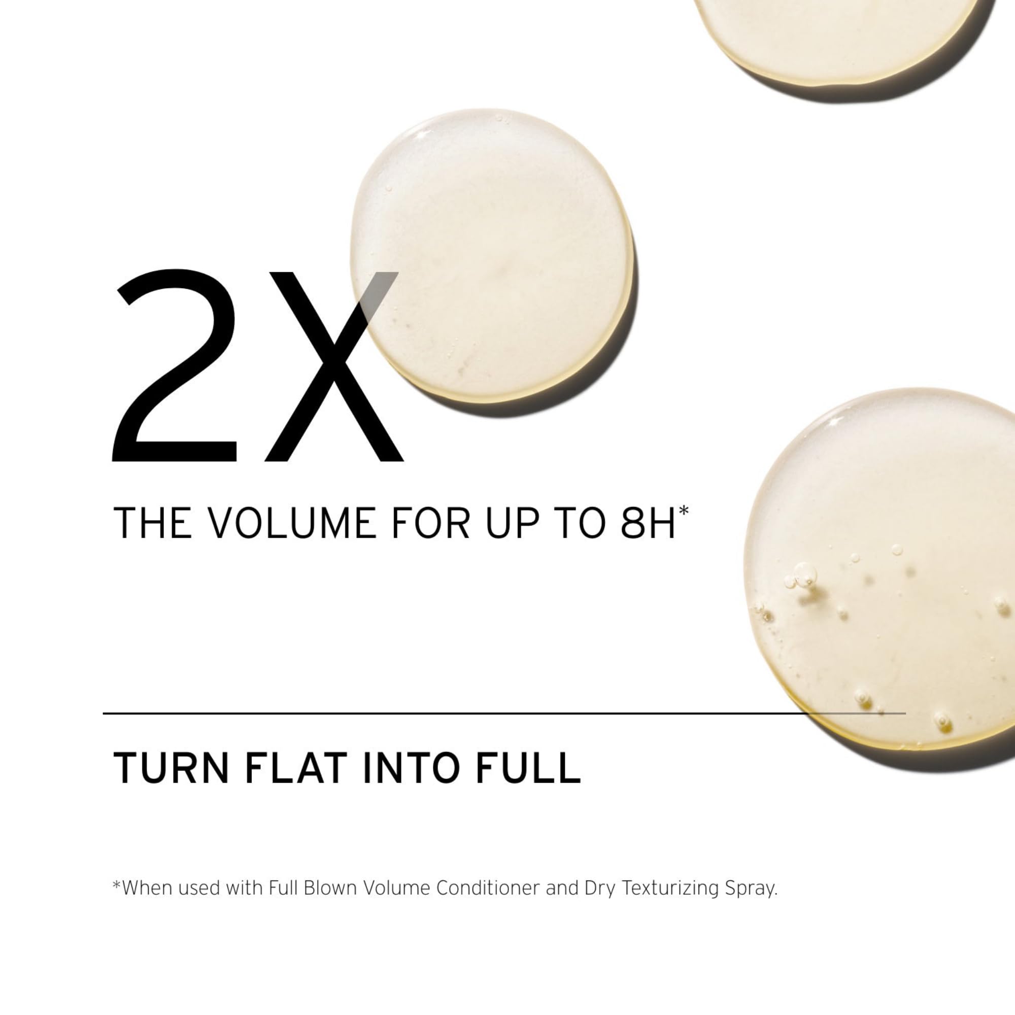 Fekkai Full Blown Volume Shampoo lather emphasizes conditioning for volume.