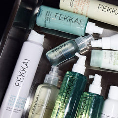 Fekkai Heat Protection 450F shield graphic highlights heat protection