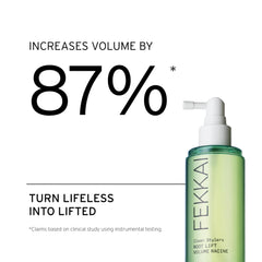 Fekkai Root Lift spray being dispensed for precise root styling