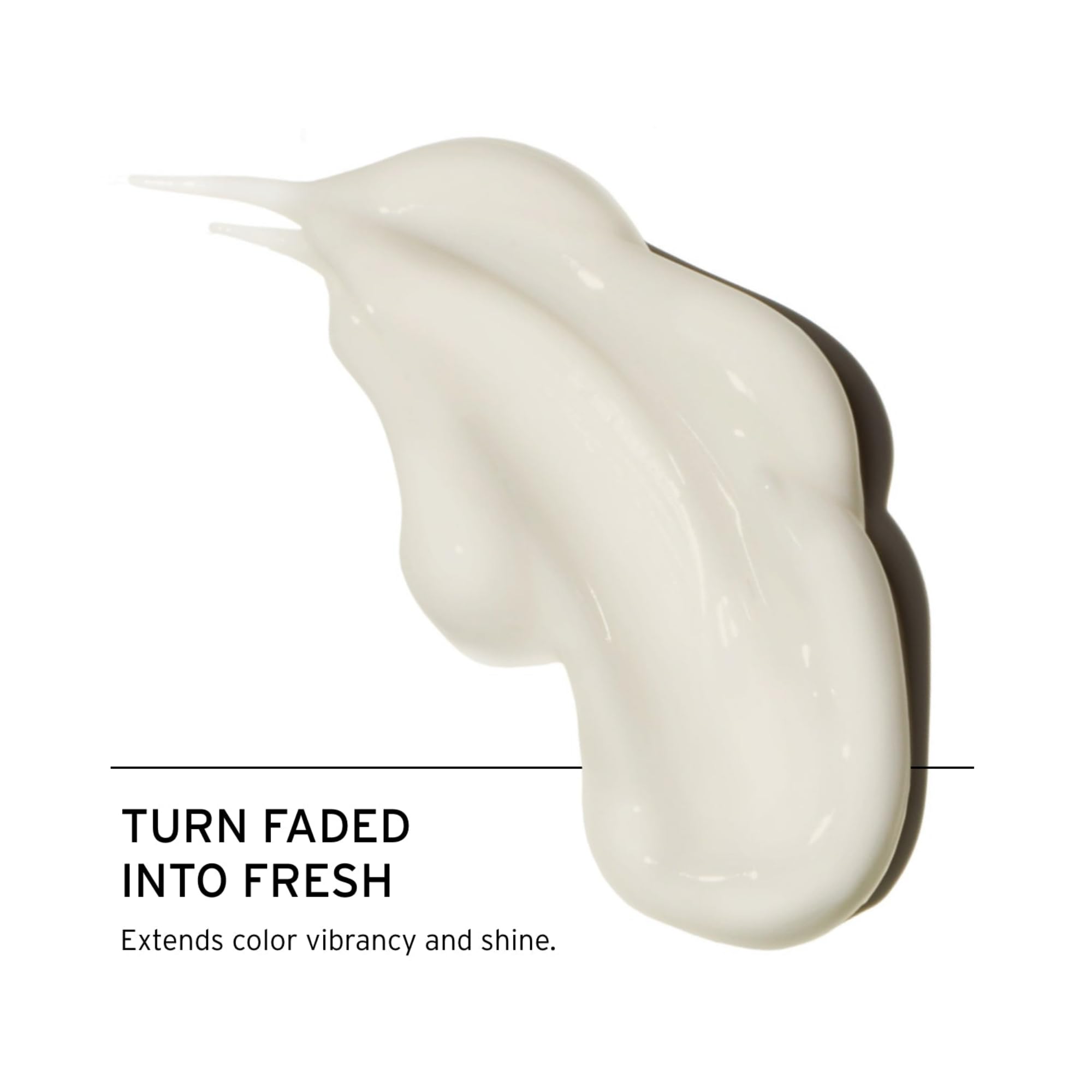 Fekkai conditioner being applied for color-treated hair shine and protection.