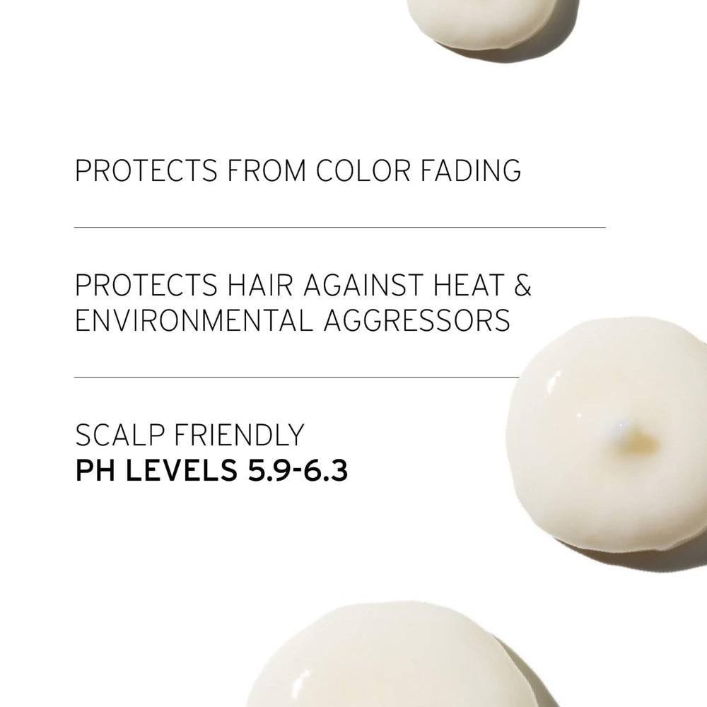 Fekkai Technician Color Conditioner with Mirabelle Plum oil moisturizes color-treated hair.