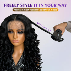 Felek pre-plucked hairline and baby hairs for effortless, realistic parting