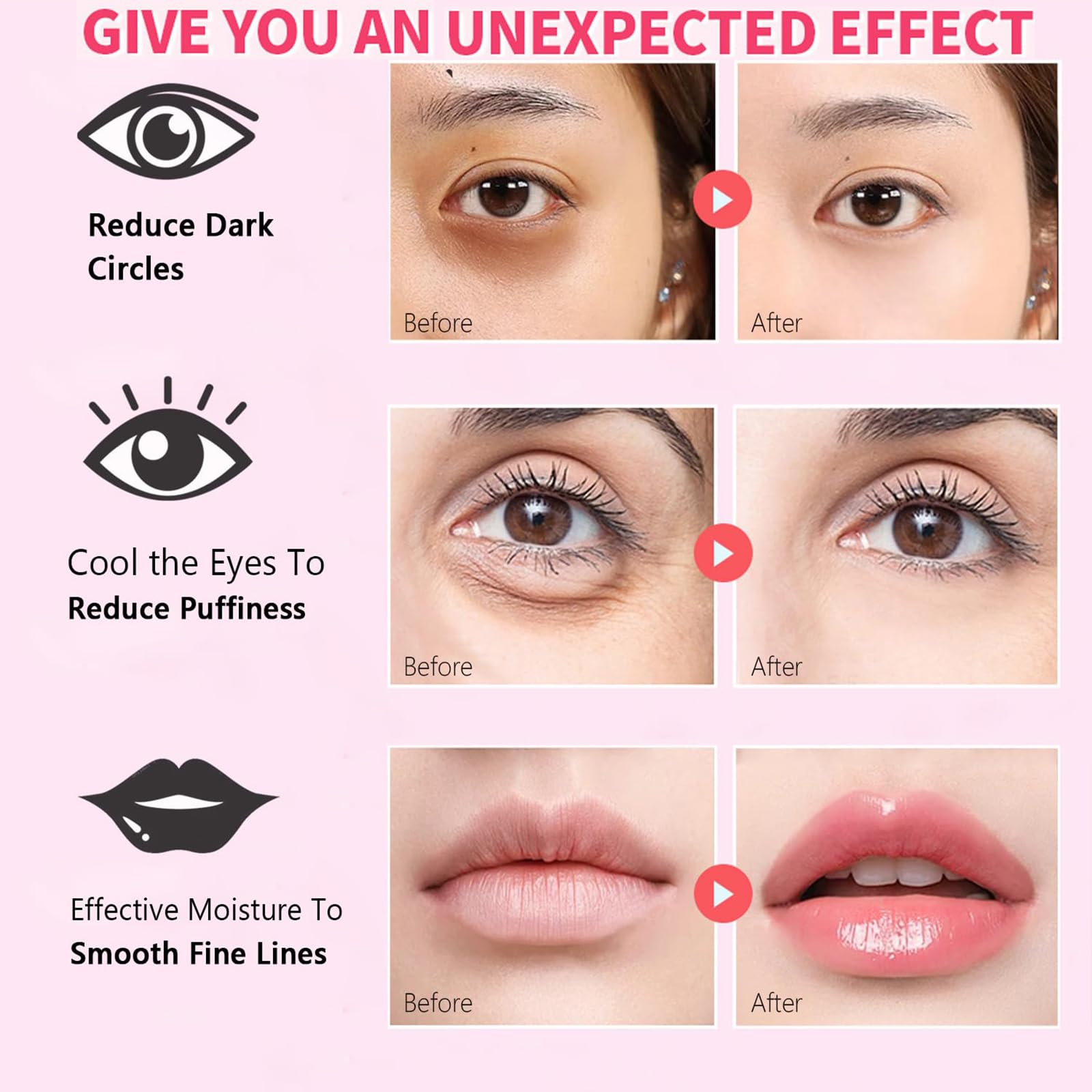 Felico eye mask under-eye area smoothing fine lines