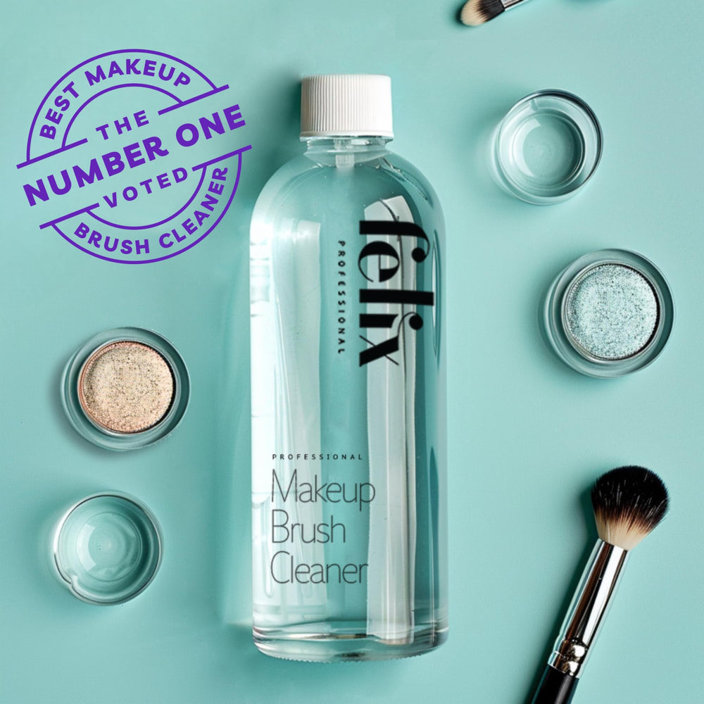 Felix Professional cleaner softens bristles while cleaning to extend brush life.