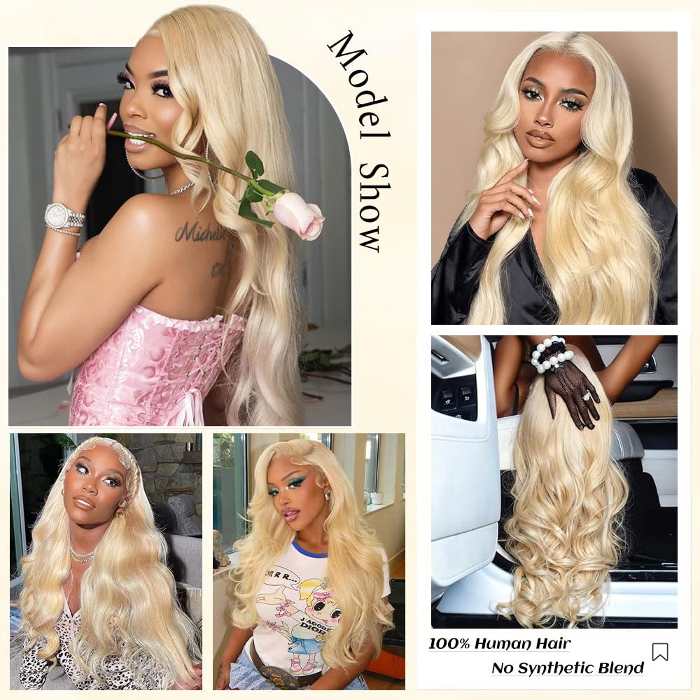 Femca 613 lace front wig back length reveals dramatic 30-inch flow.