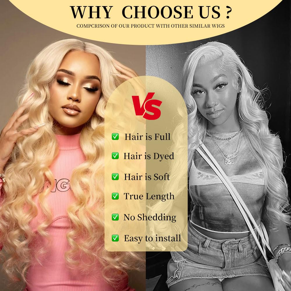 Femca 613 lace front wig heat-styling ready for curling or straightening.