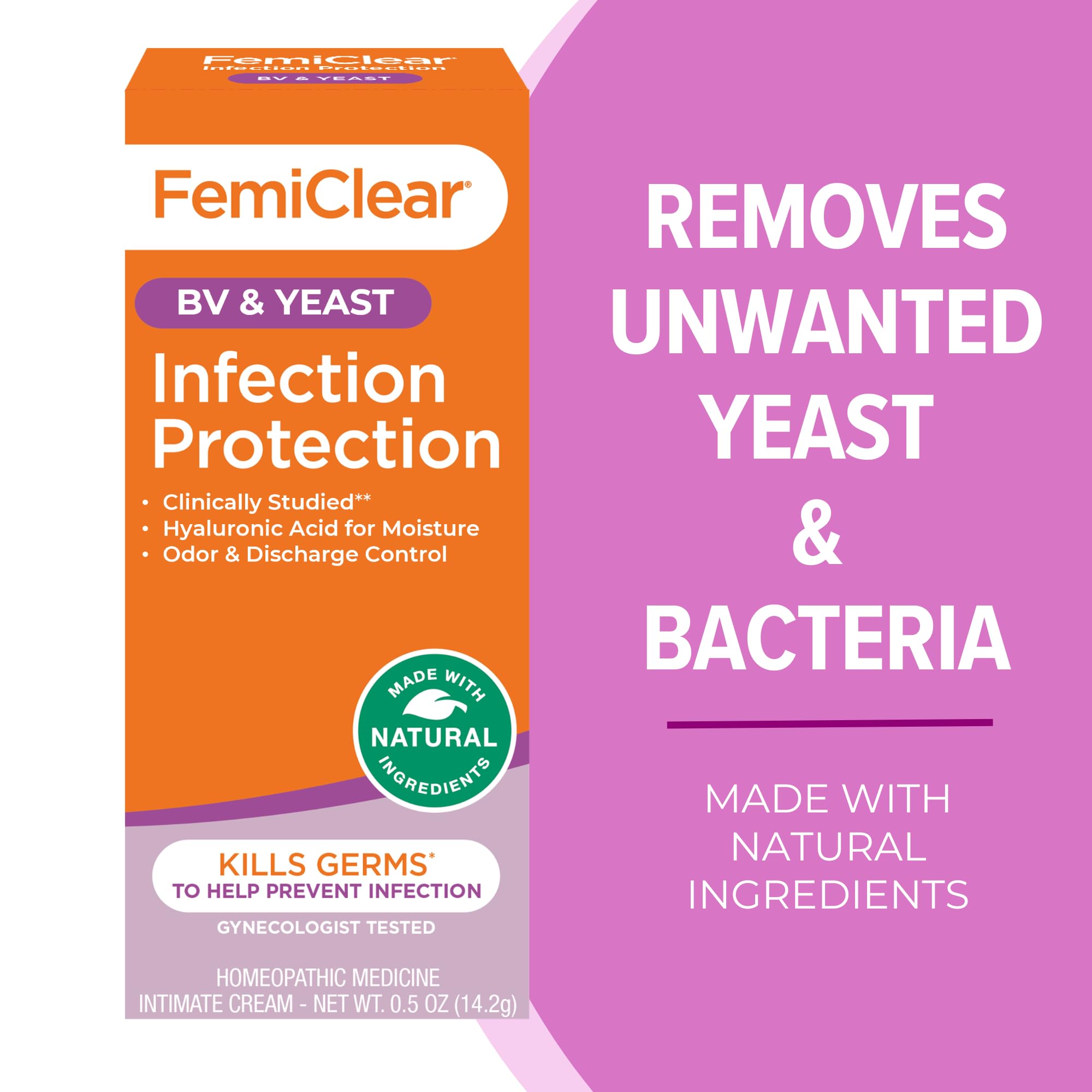 FemiClear reusable applicator shown for comfortable vaginal application
